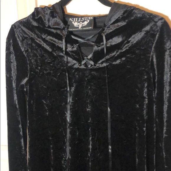 Killstar Dresses & Skirts - Killstar Velvet Witch Hooded Dress